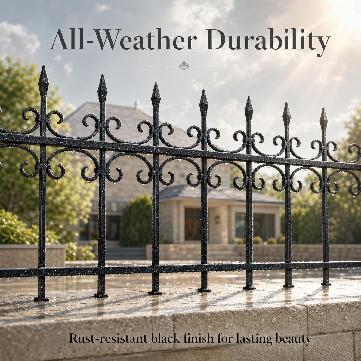 Wrought Iron Fence - Image 4