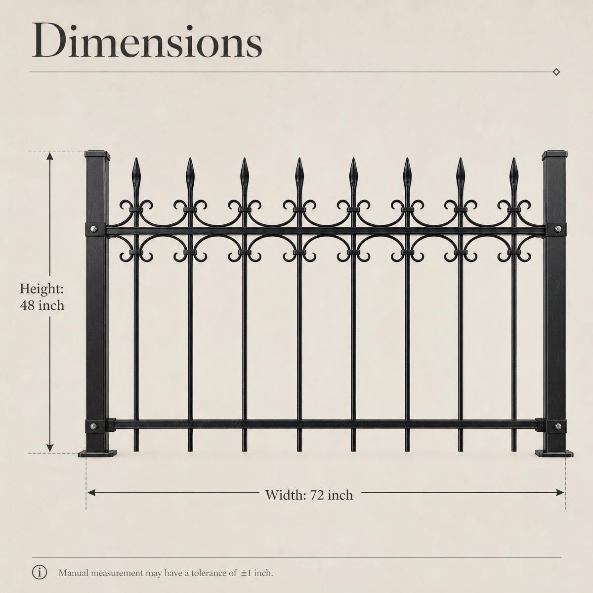 Wrought Iron Fence - Image 5