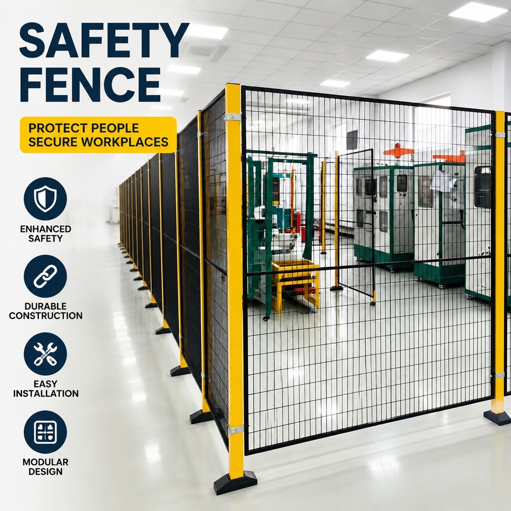 Workshop isolation fence