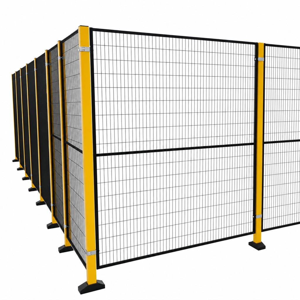 Workshop isolation fence